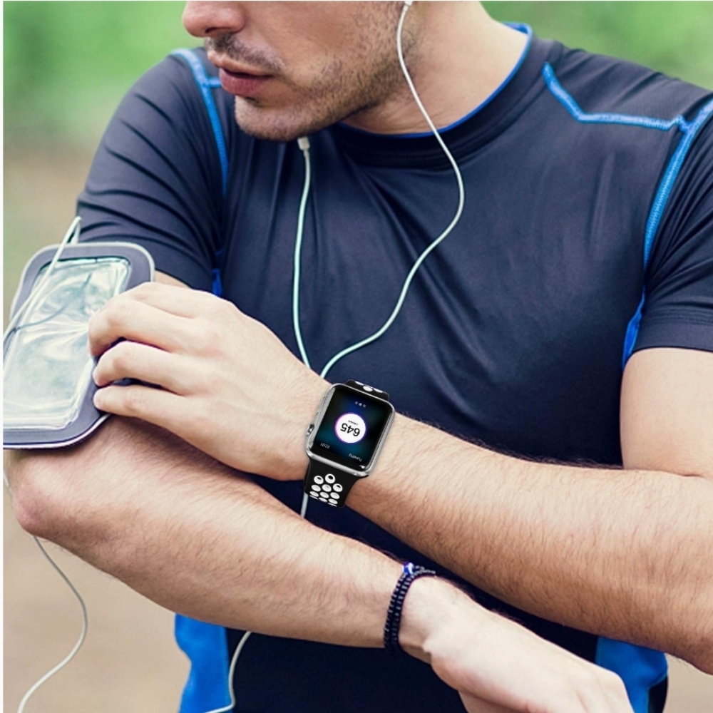 Silicone Apple watch Band 44mm, 45mm, 42mm band 49mm, 46mm Band Silicone - Picture 2 of 3